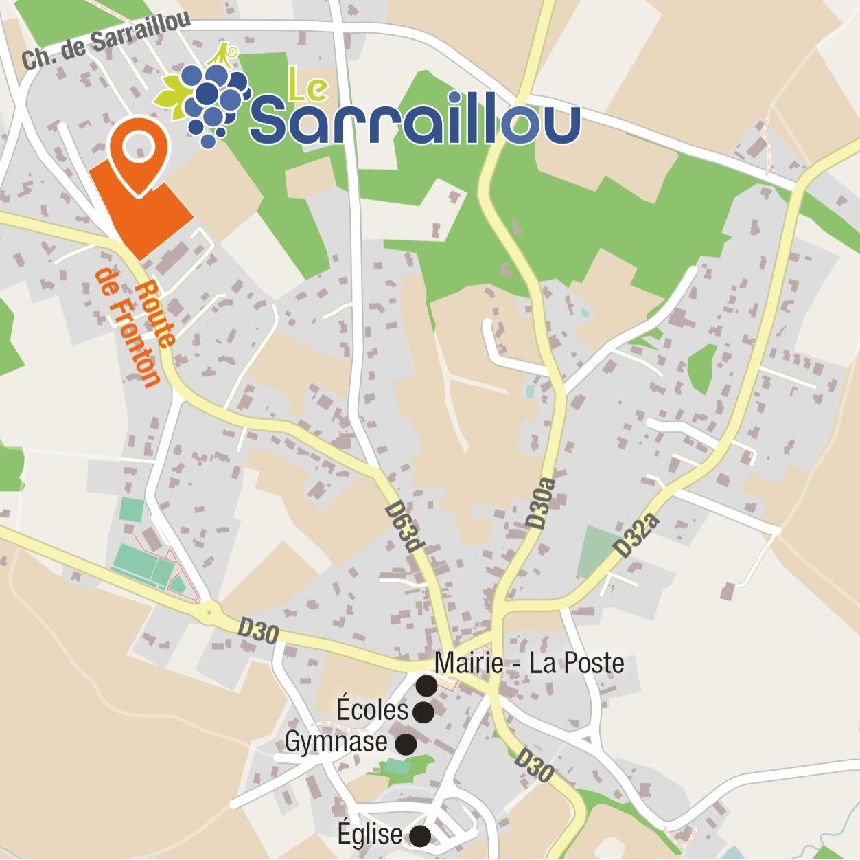 Situation - Terrains à vendre à Vacquiers